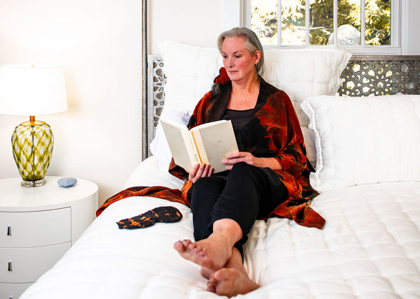 Vegan Silk Robe Set