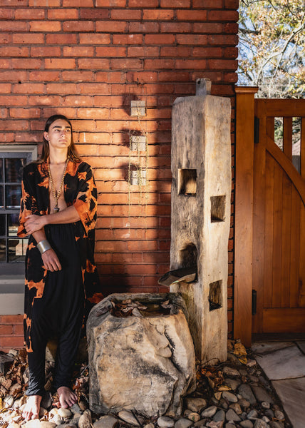 Vegan Silk Robe Set