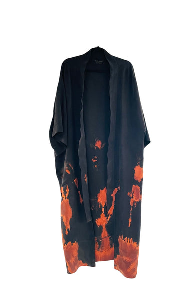 Vegan Silk Robe Set