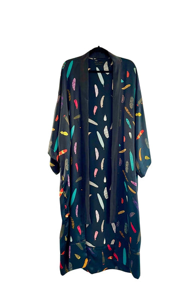 Silk Feather Robe