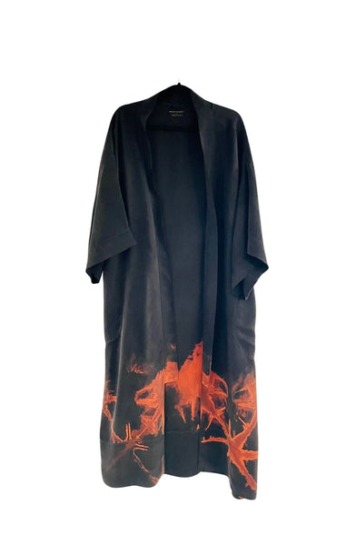 Vegan Silk Robe Set